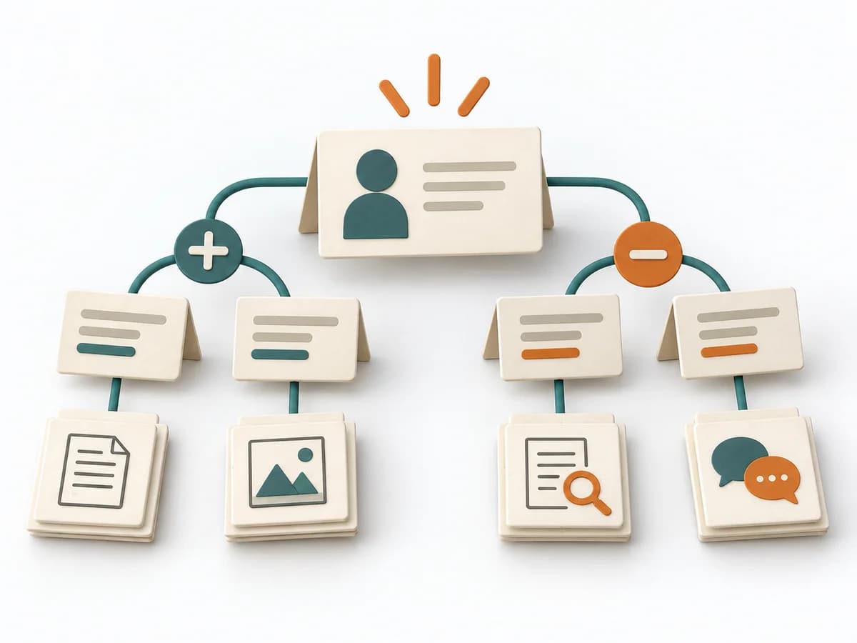Papierillustration zu Argument Mapping