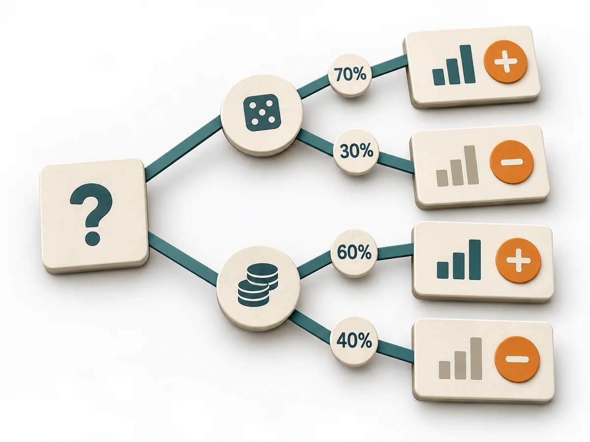 Decision Tree method illustration showing its working structure