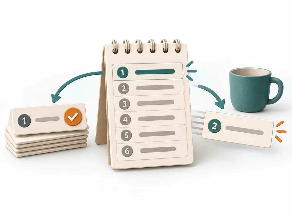 Paper illustration for Ivy Lee Method