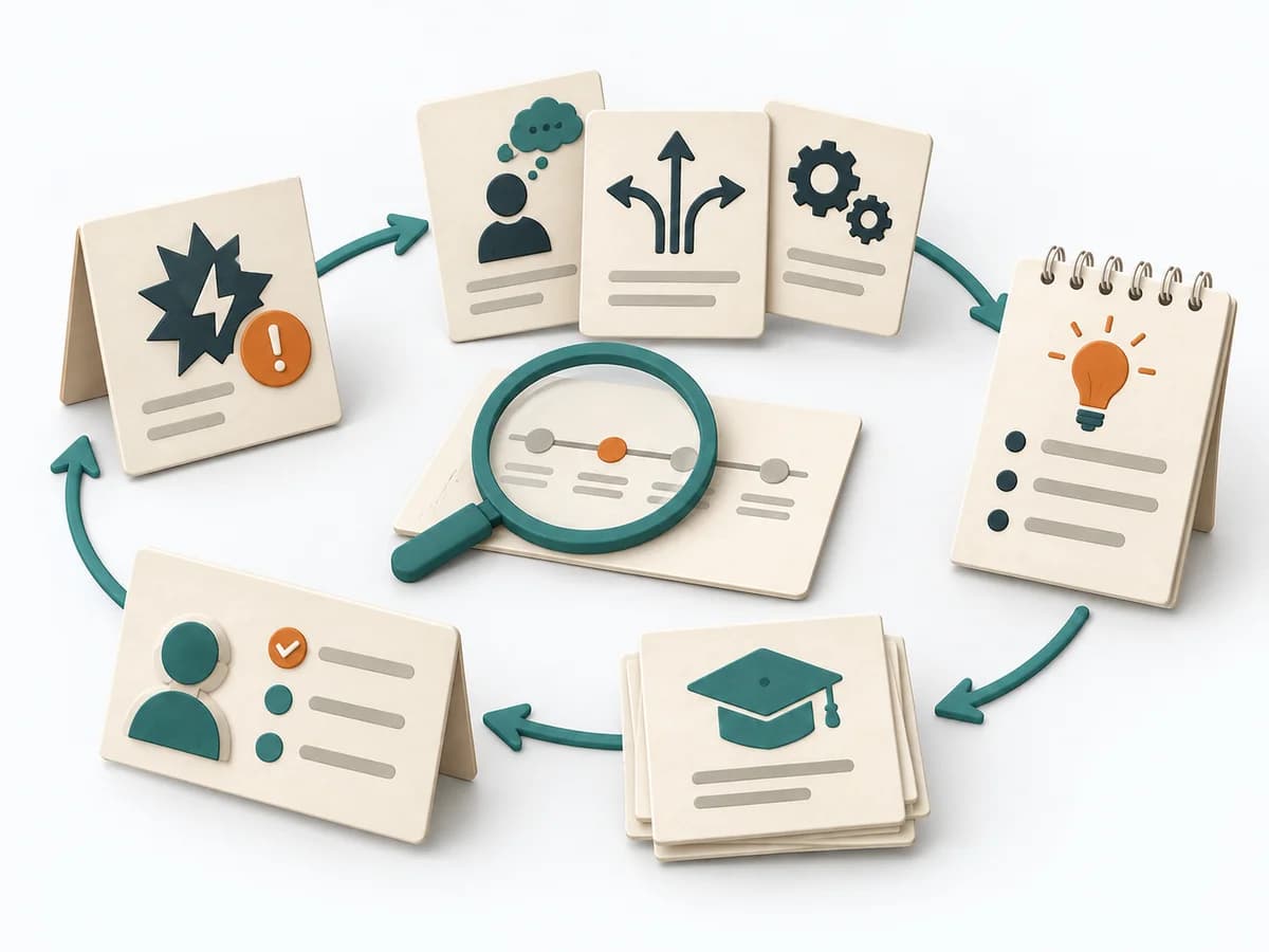 Paper illustration for Learning Review.