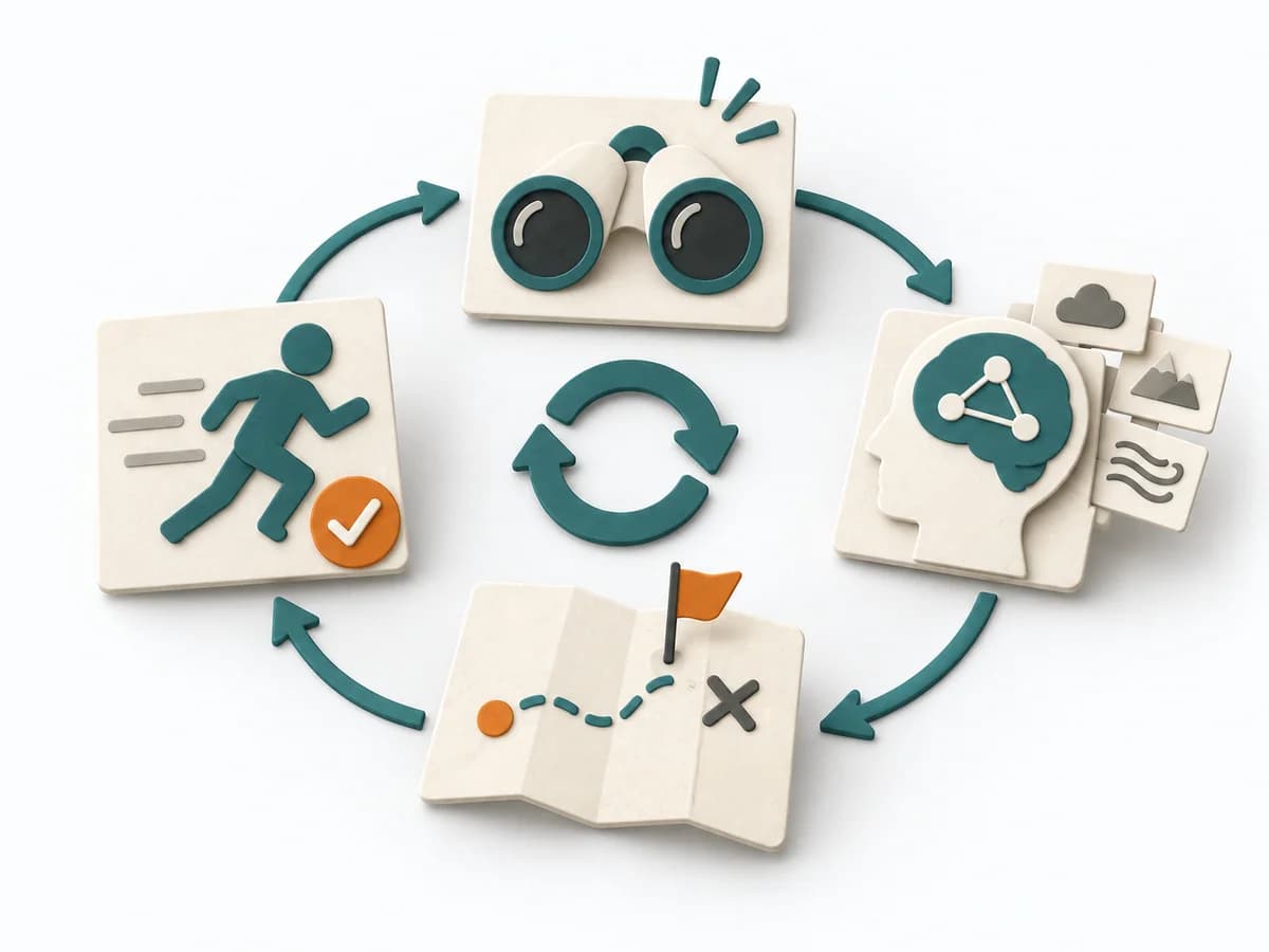 Paper illustration for OODA Loop.