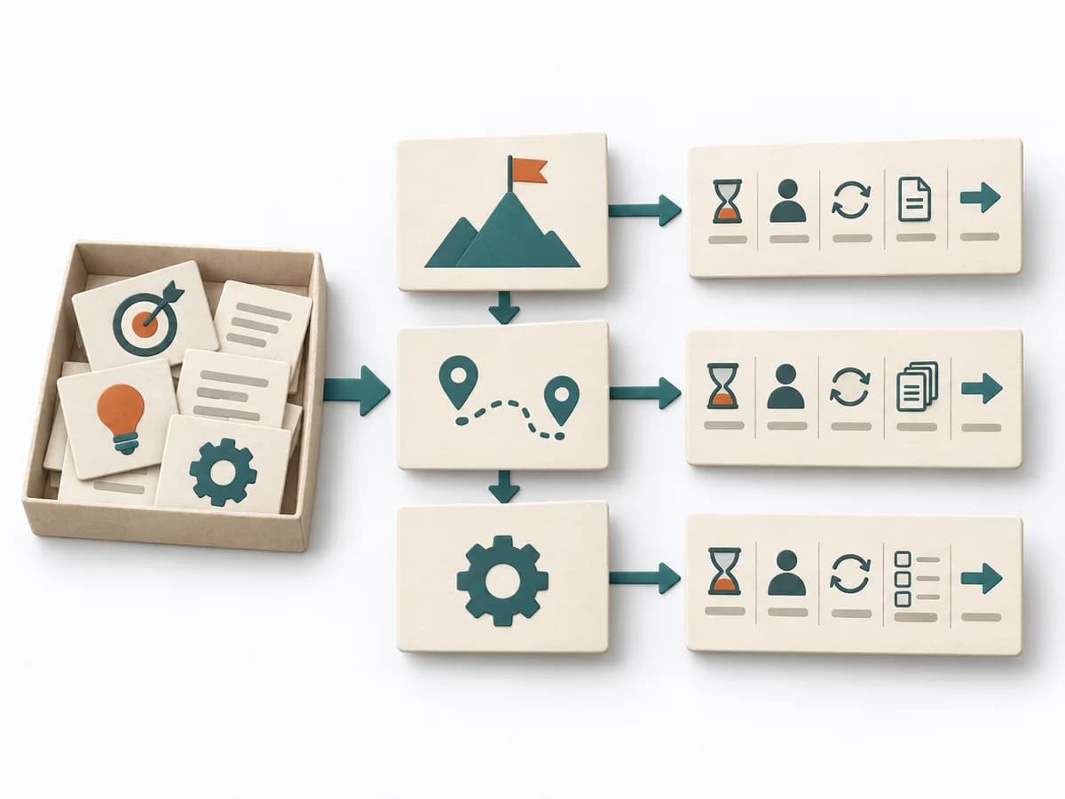 Paper illustration of Strategic-Tactical-Operational Planning with its method-specific working model.