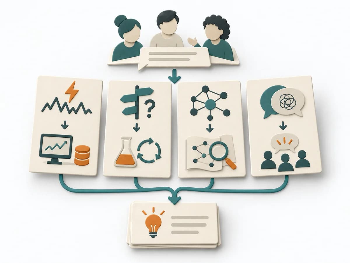Paper illustration of VUCA Scan with its method-specific working model.