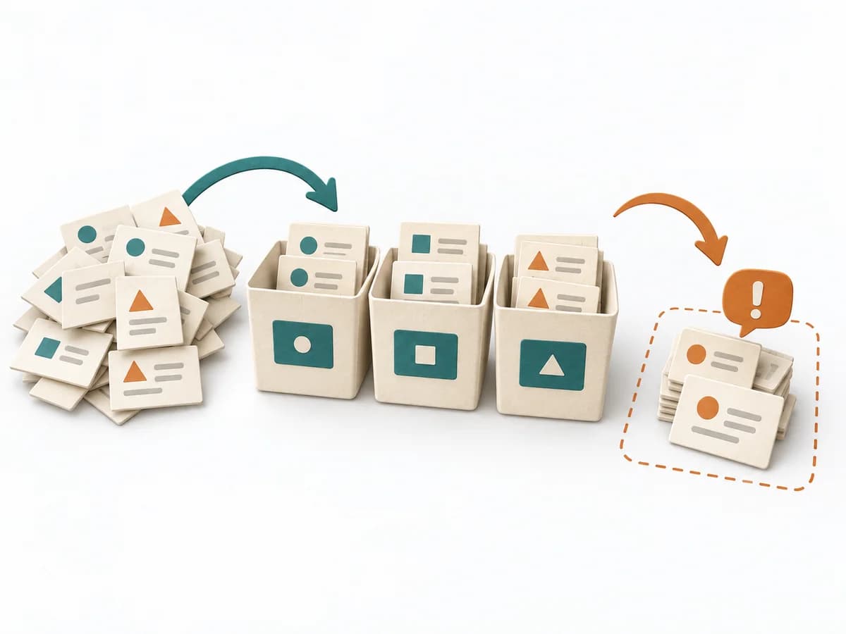Papierillustration zu Bucket System.