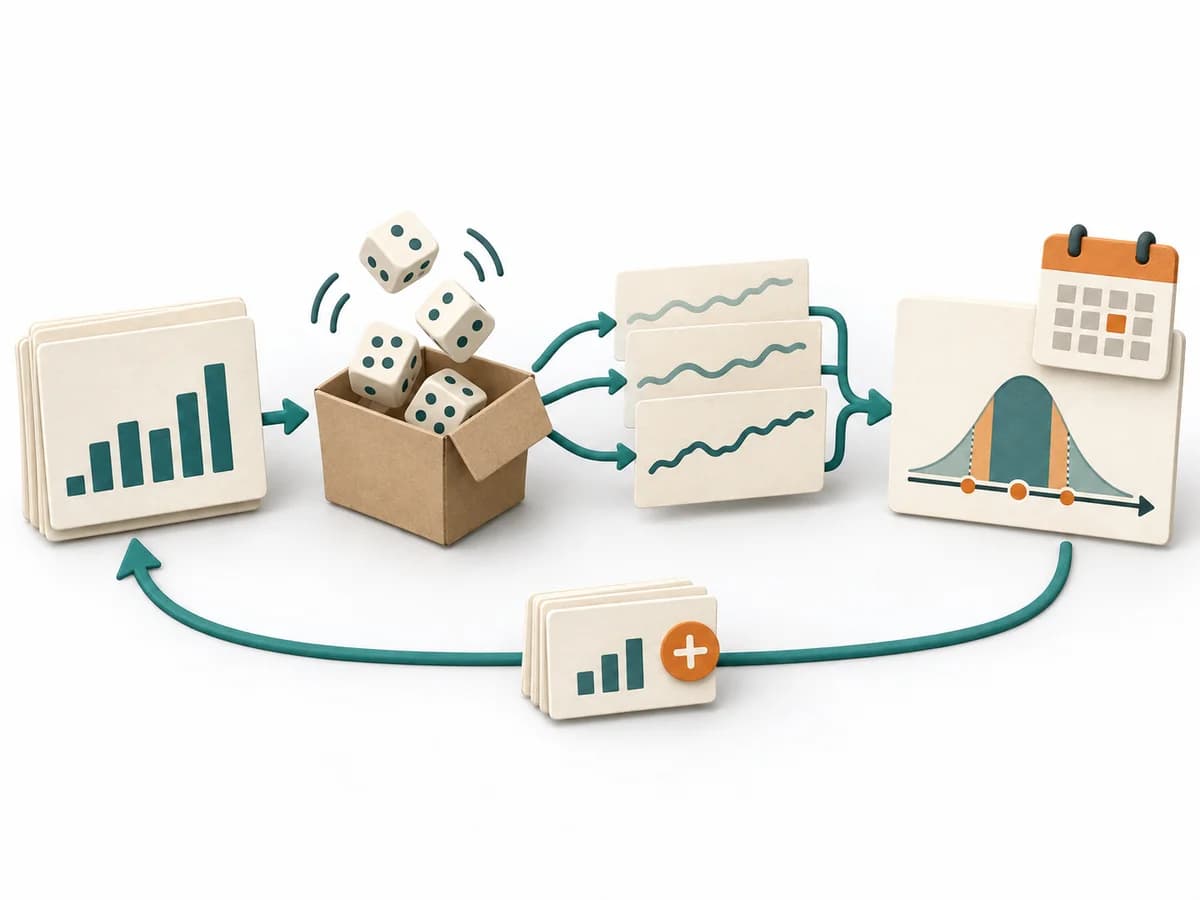 Paper illustration for Monte Carlo Forecasting.